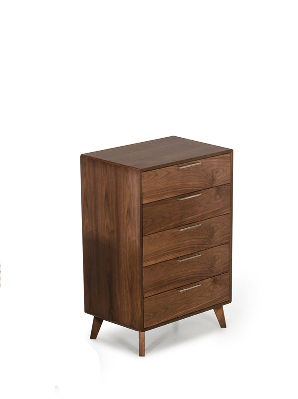 Soria Mid-Century Walnut Chest - View 2