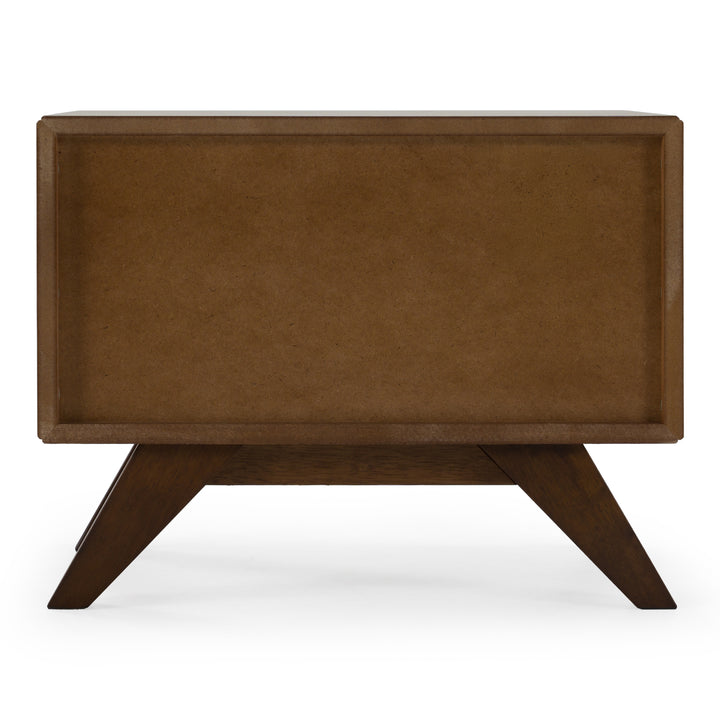 Soria Mid-Century Walnut Nightstand
