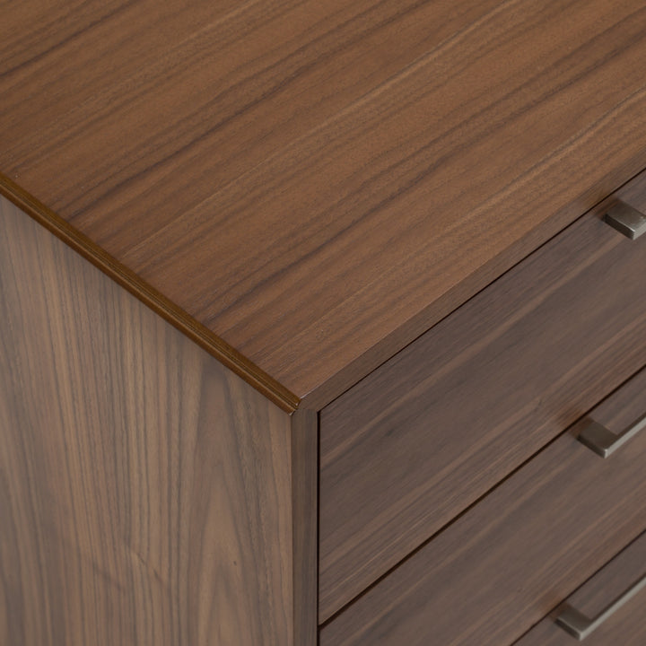 Soria Mid-Century Walnut Dresser