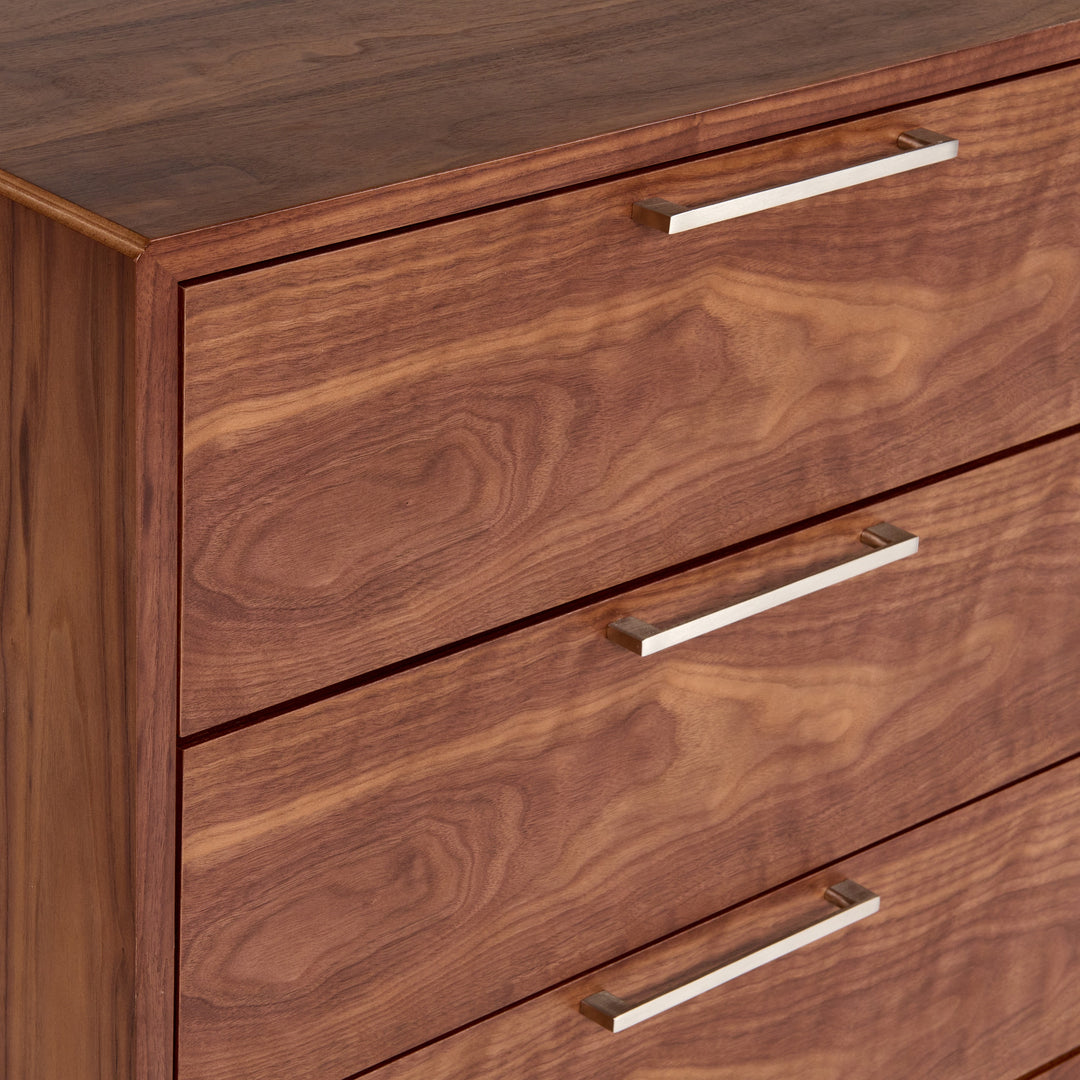 Soria Mid-Century Walnut Dresser