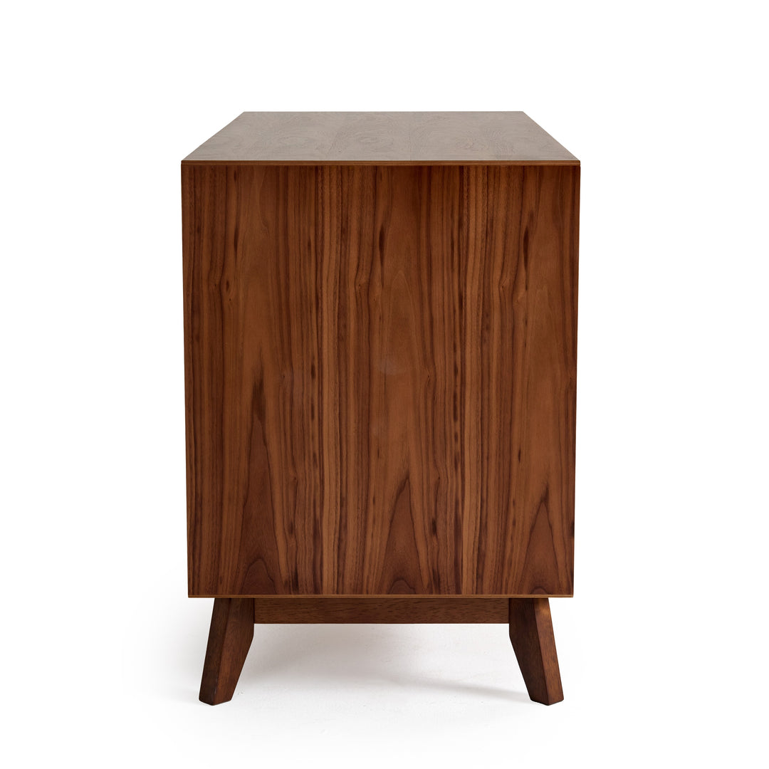 Soria Mid-Century Walnut Dresser