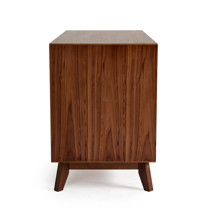 Soria Mid-Century Walnut Dresser