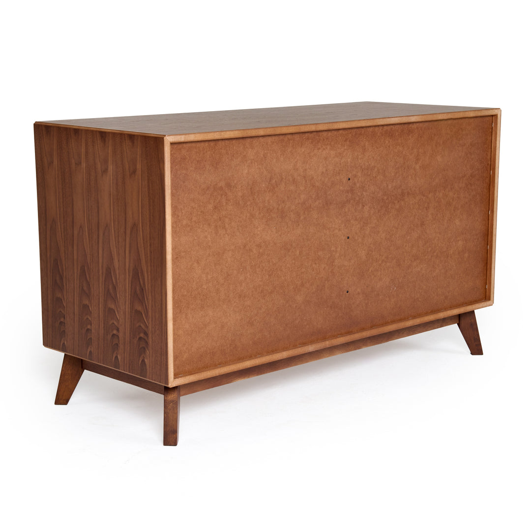 Soria Mid-Century Walnut Dresser
