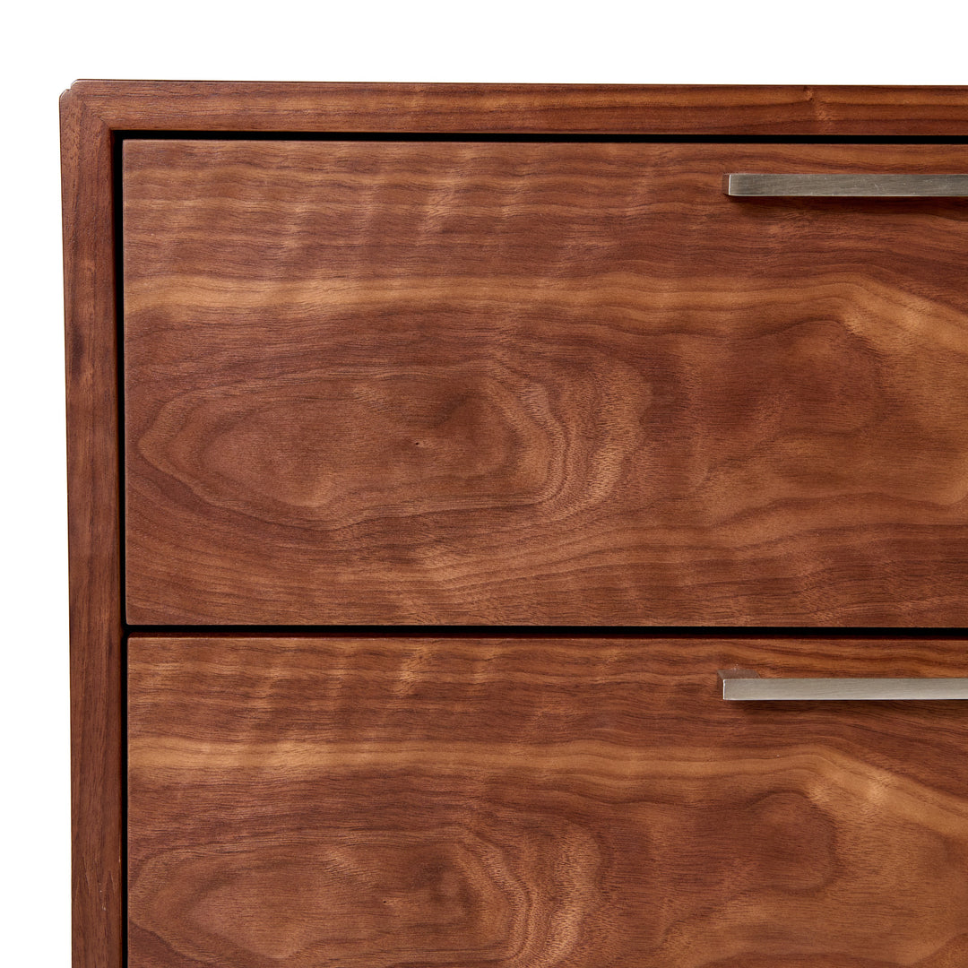 Soria Mid-Century Walnut Dresser
