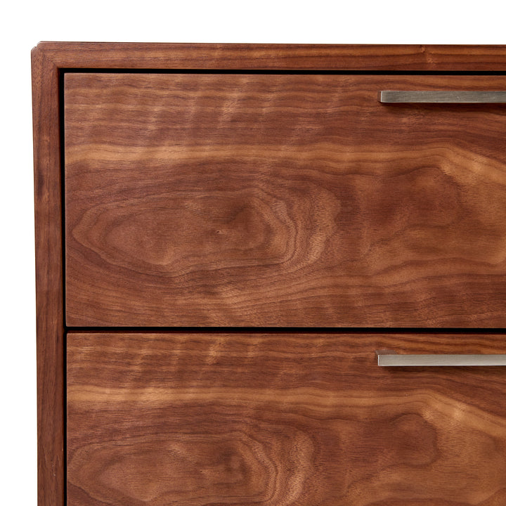 Soria Mid-Century Walnut Dresser