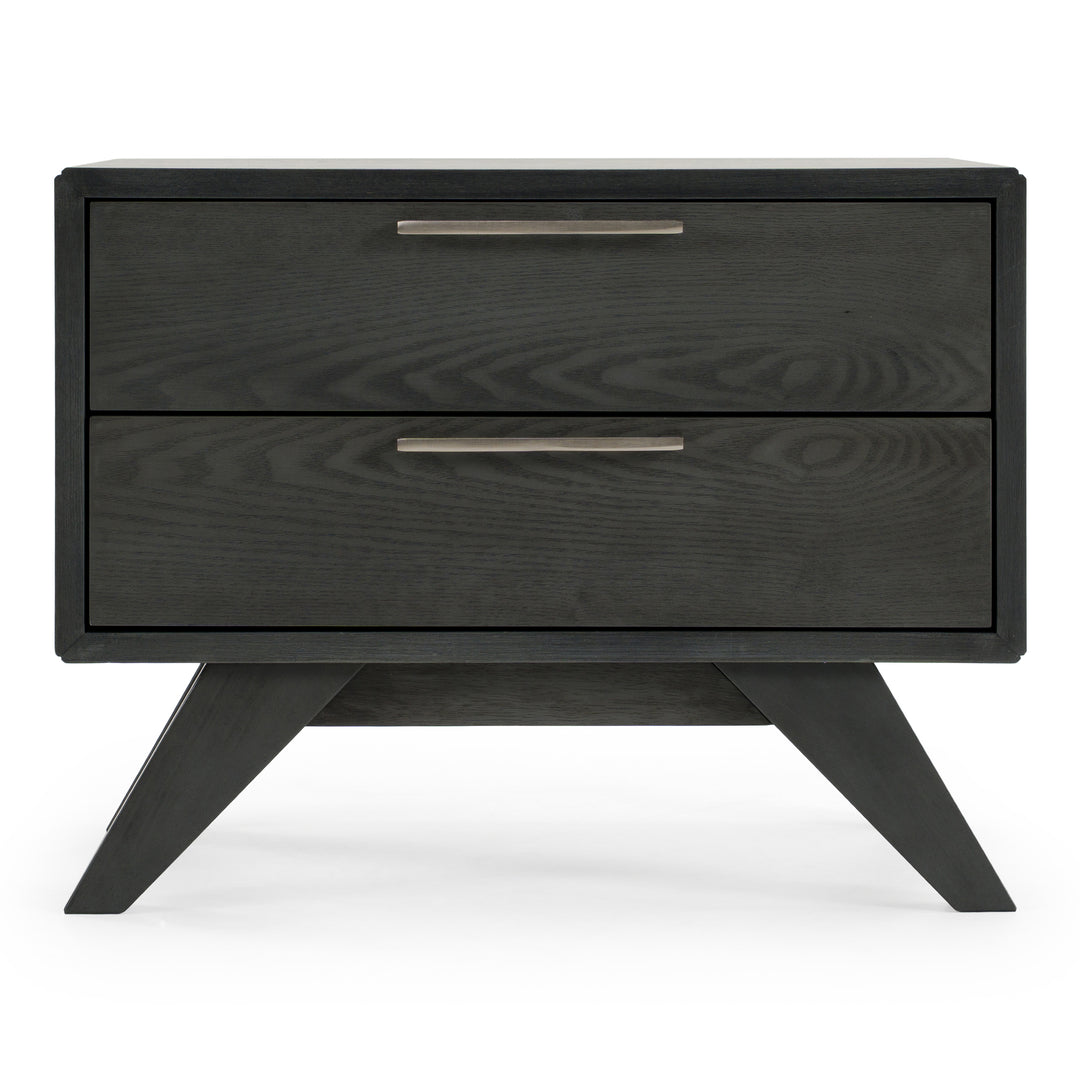 Soria Modern Grey Wash Nightstand