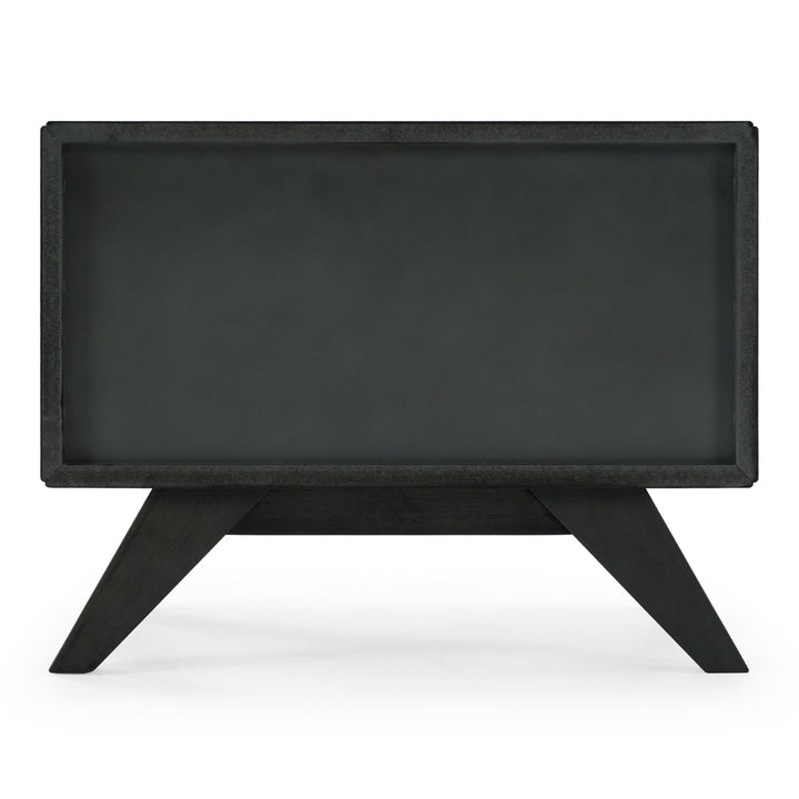 Soria Modern Grey Wash Nightstand
