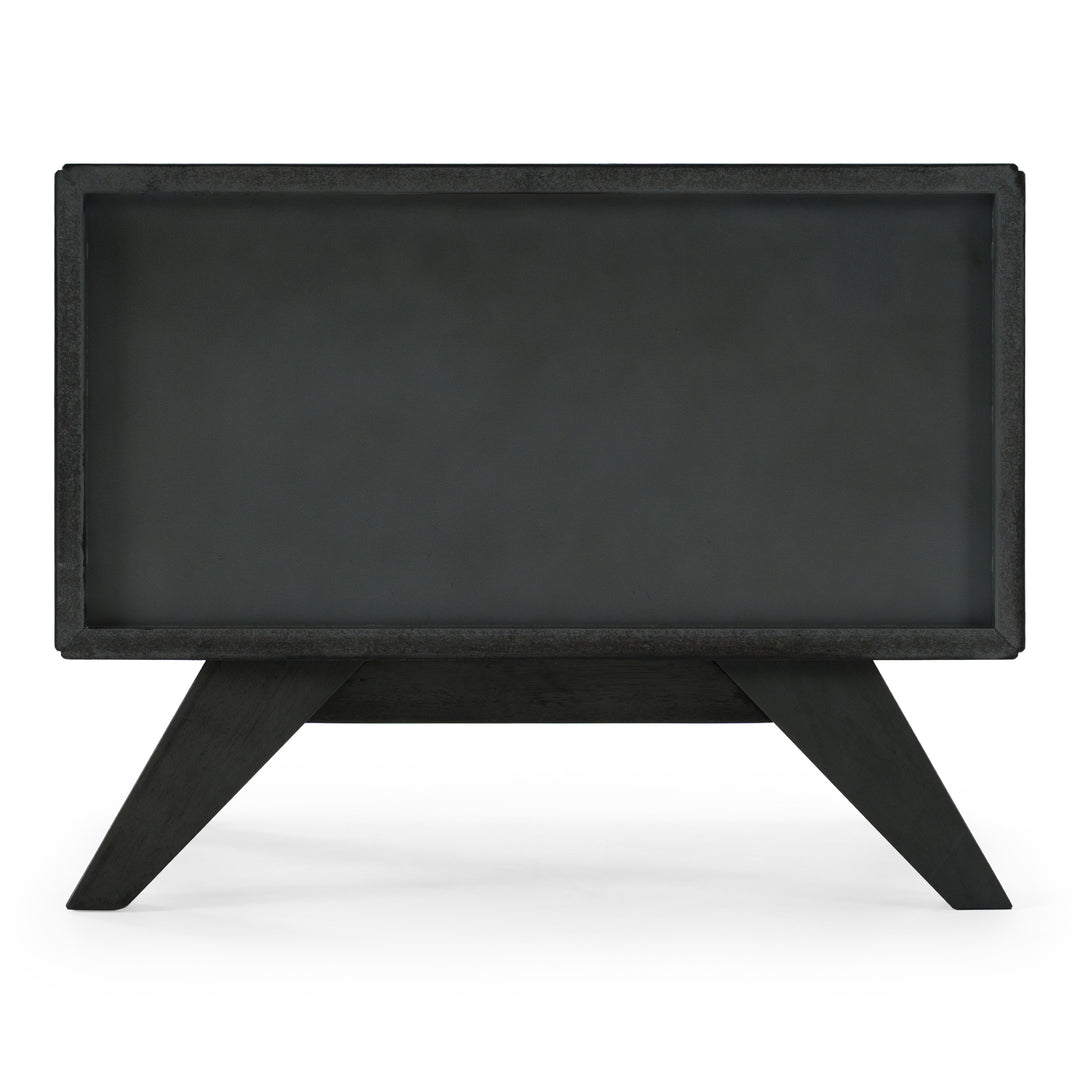 Soria Modern Grey Wash Nightstand