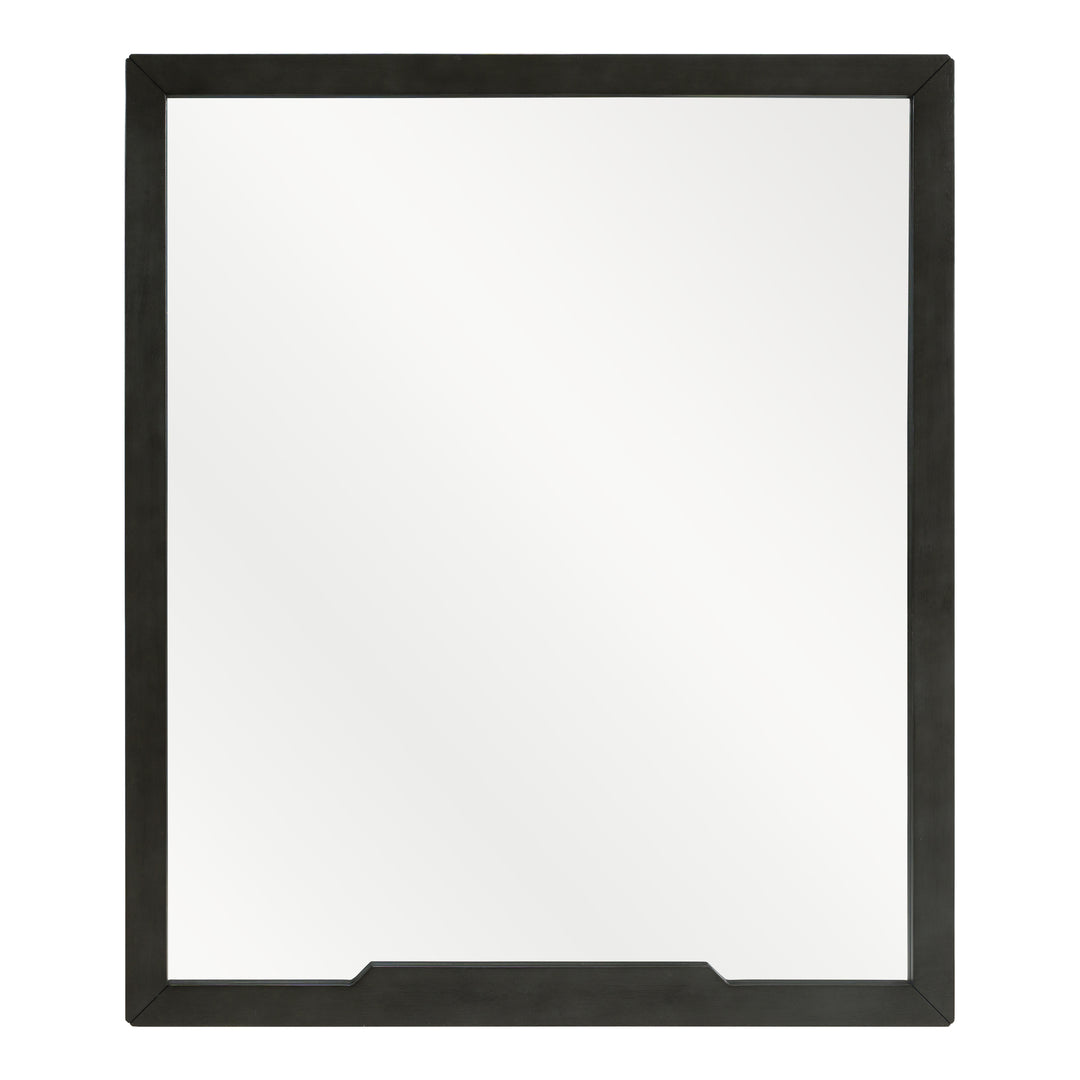 Soria Modern Grey Wash Mirror
