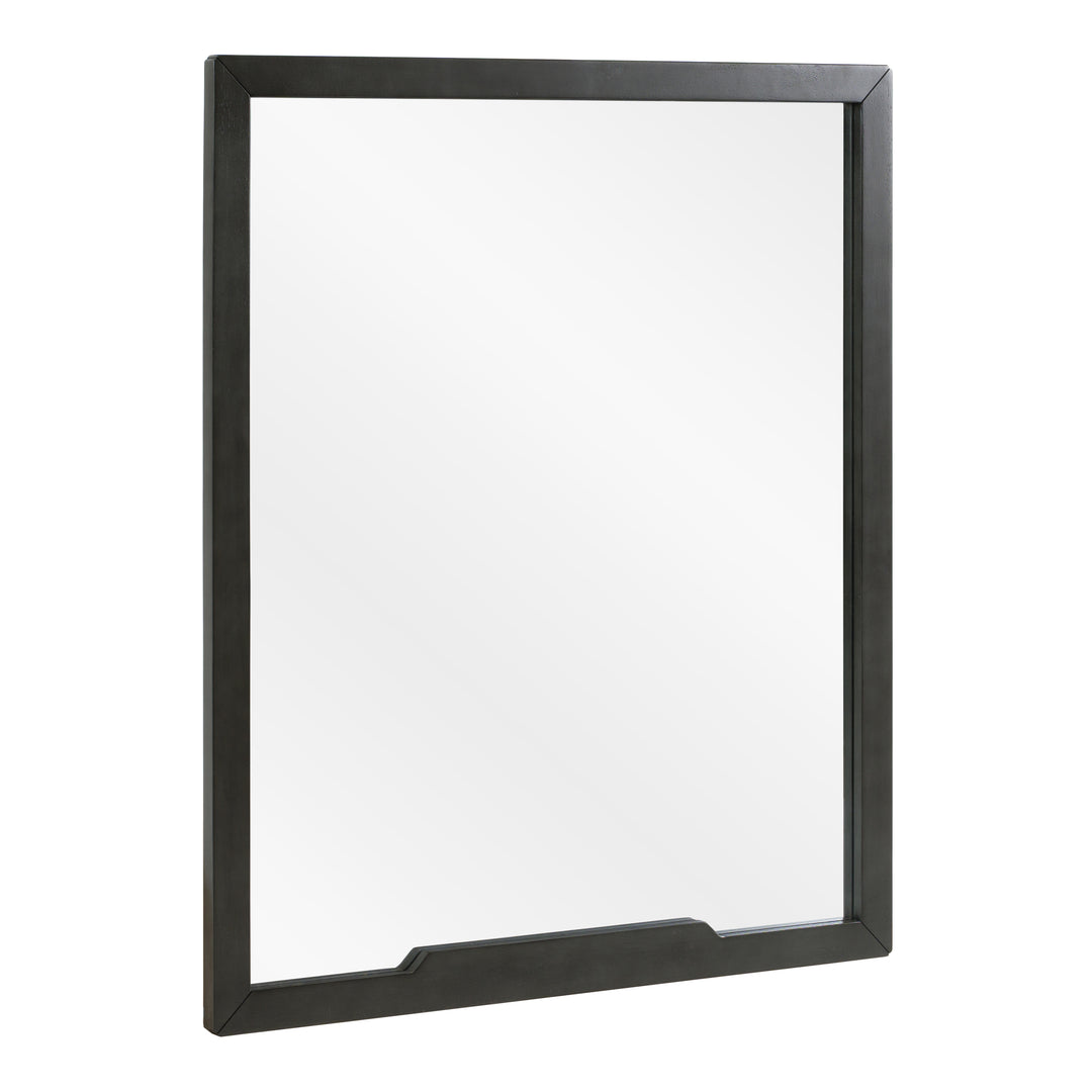 Soria Modern Grey Wash Mirror