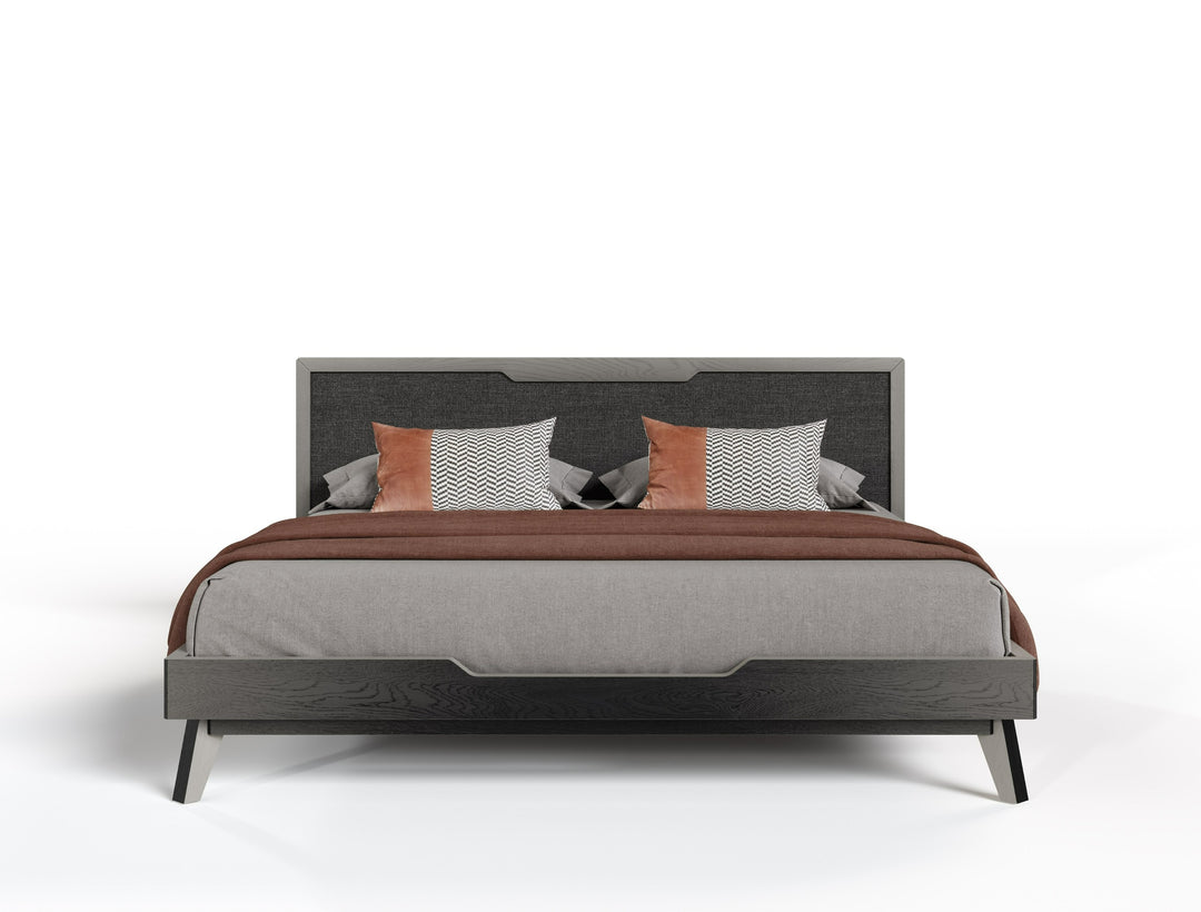 Soria Modern Grey Wash Bed