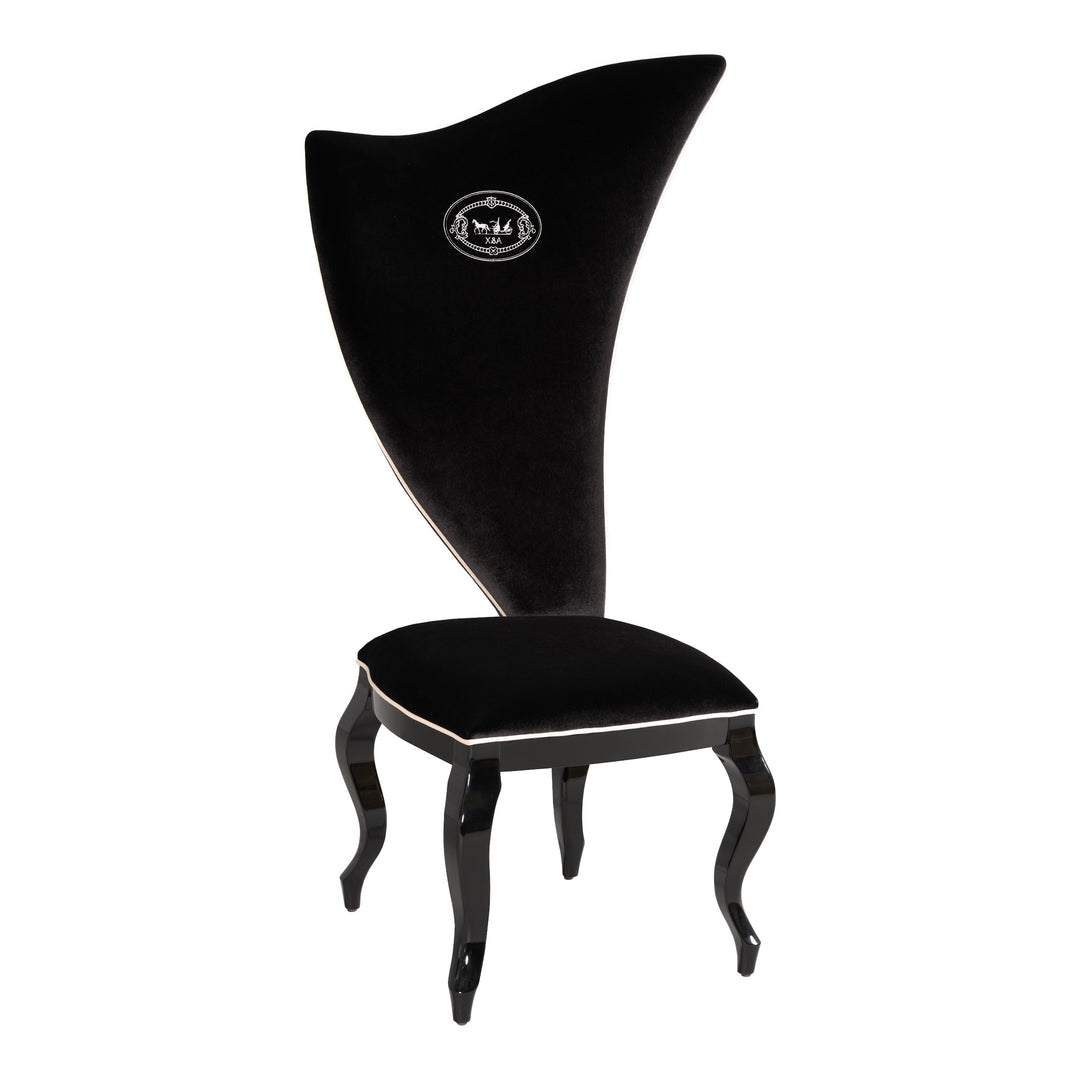 Sovereign - Transitional Black Fabric Chair (Set of 2)