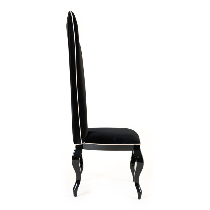 Sovereign - Transitional Black Fabric Chair (Set of 2)