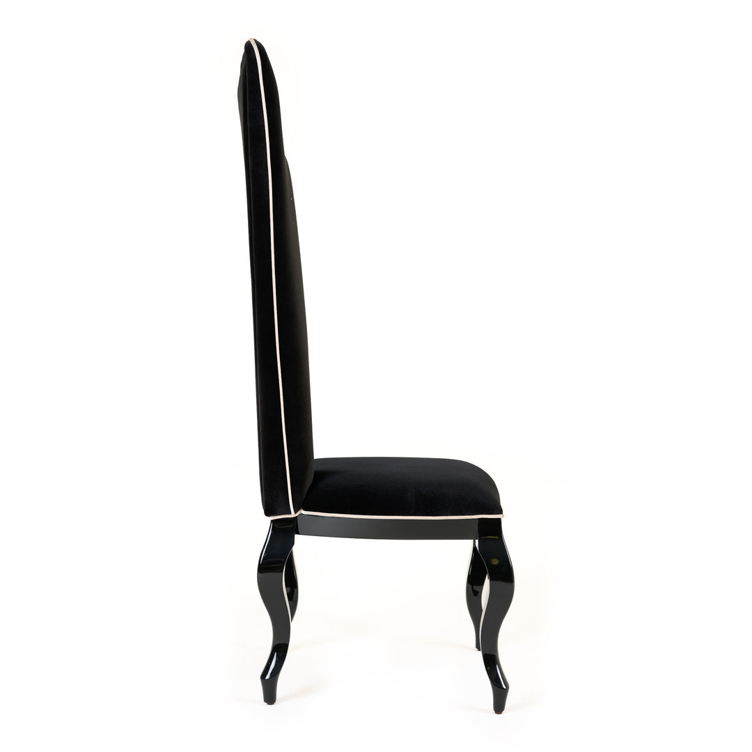 Sovereign - Transitional Black Fabric Chair (Set of 2)