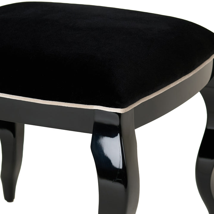 Sovereign - Transitional Black Fabric Chair (Set of 2)