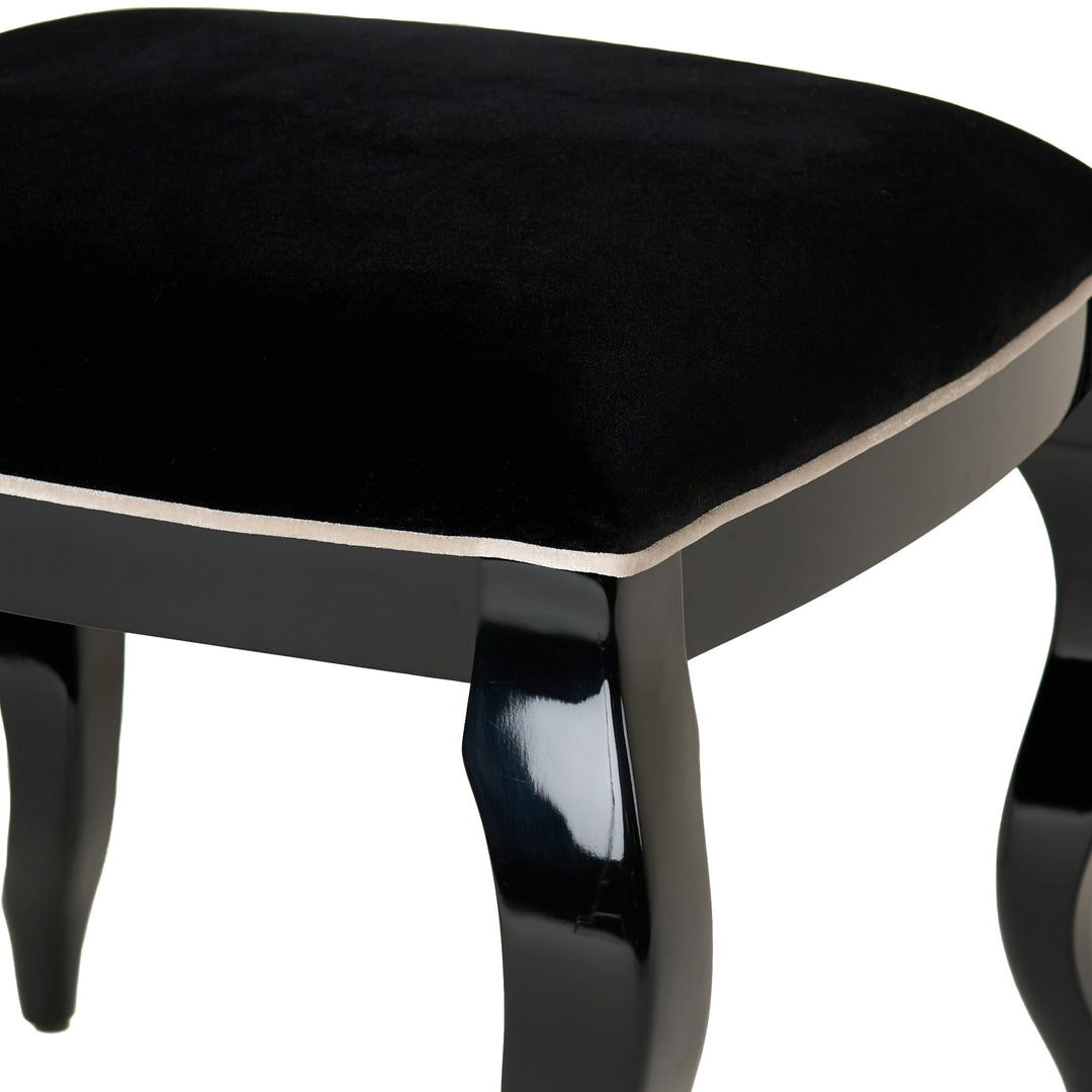Sovereign - Transitional Black Fabric Chair (Set of 2)