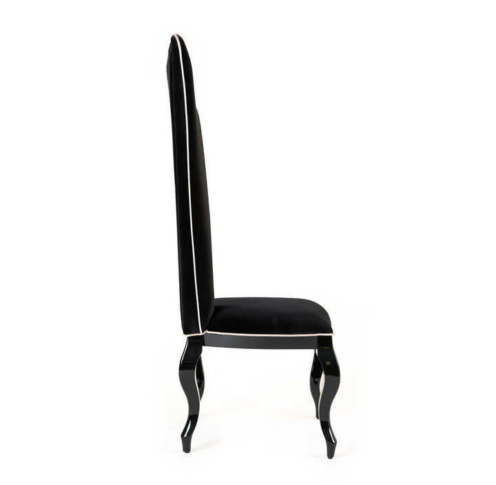Sovereign - Transitional Black Fabric Chair (Set of 2)