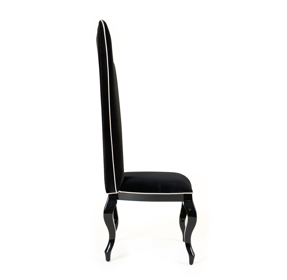 Sovereign - Transitional Black Fabric Chair (Set of 2) - View 5