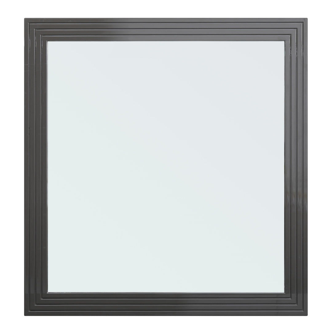 Splendor - Grey High Gloss Slatted MIrror