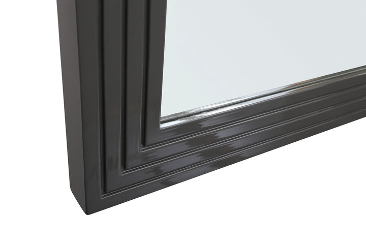 Splendor - Grey High Gloss Slatted MIrror
