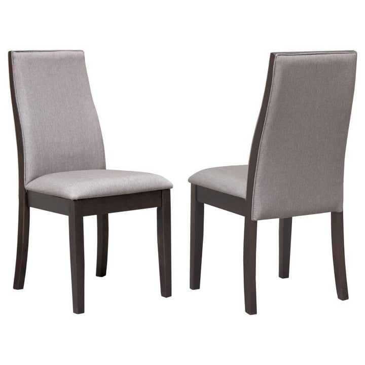 Spring Creek - Upholstered Dining Chair (Set of 2) - Taupe Chair Set modern furniture Contempo Furniture