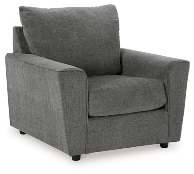 Stairatt Chair - Dark Gray Arm Chair modern furniture Contempo Furniture