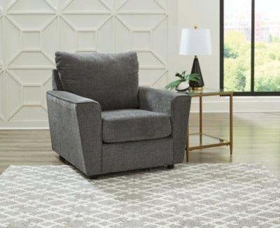 Stairatt Chair - Dark Gray Arm Chair modern furniture Contempo Furniture