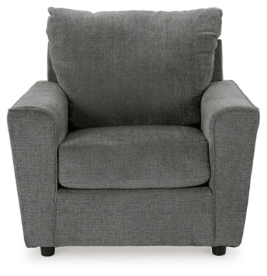 Stairatt Chair - Dark Gray Arm Chair modern furniture Contempo Furniture