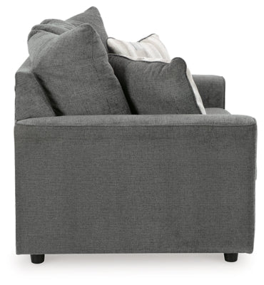 Stairatt Loveseat - Dark Gray Stationary Loveseat modern furniture Contempo Furniture