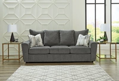 Stairatt Sofa - Dark Gray Stationary Sofa modern furniture Contempo Furniture