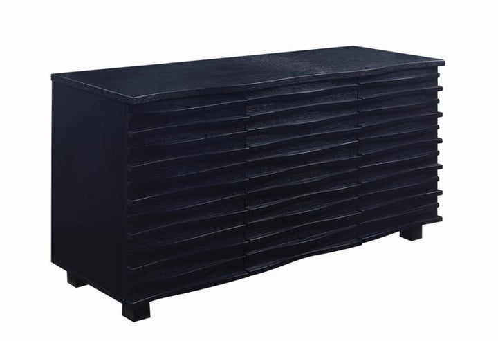 Stanton - 3 - Drawer Sideboard Buffet Storage Cabinet - Black Buffets modern furniture Contempo Furniture
