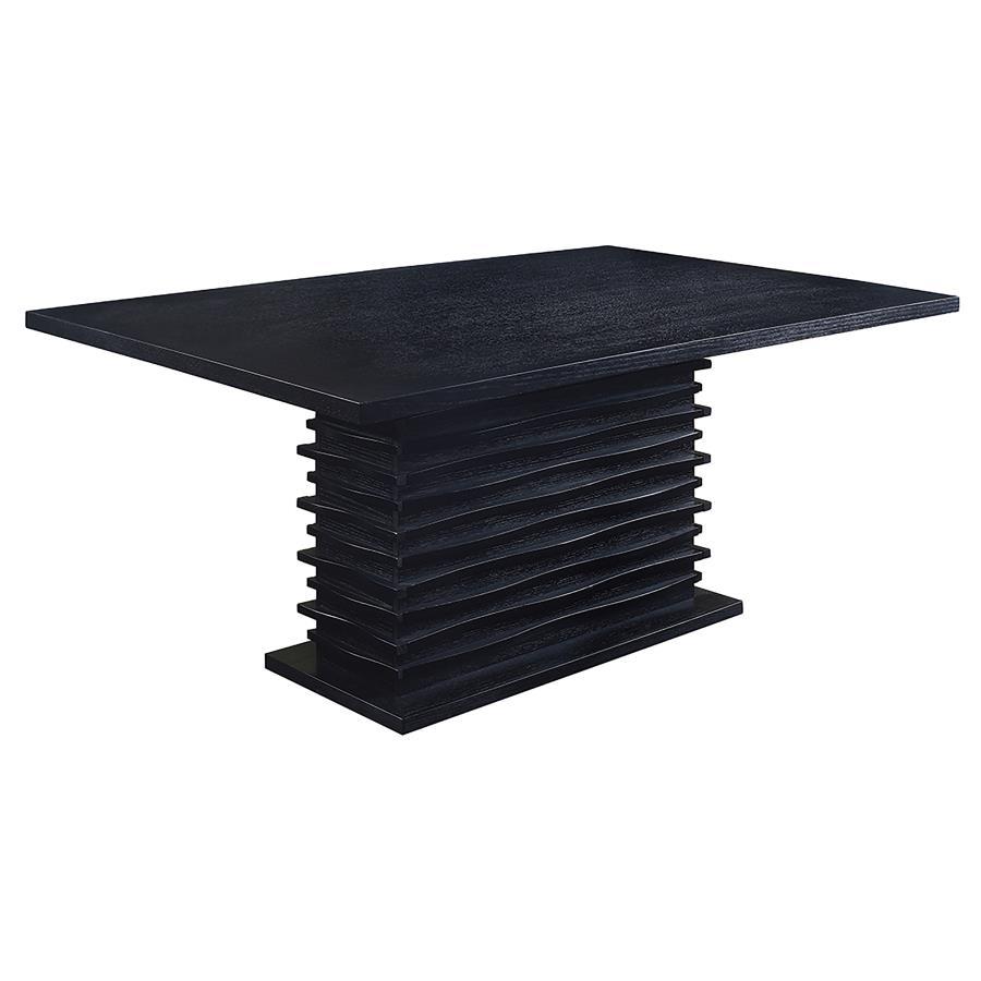 Stanton - Rectangular Dining Table - Black Dining Table modern furniture Contempo Furniture
