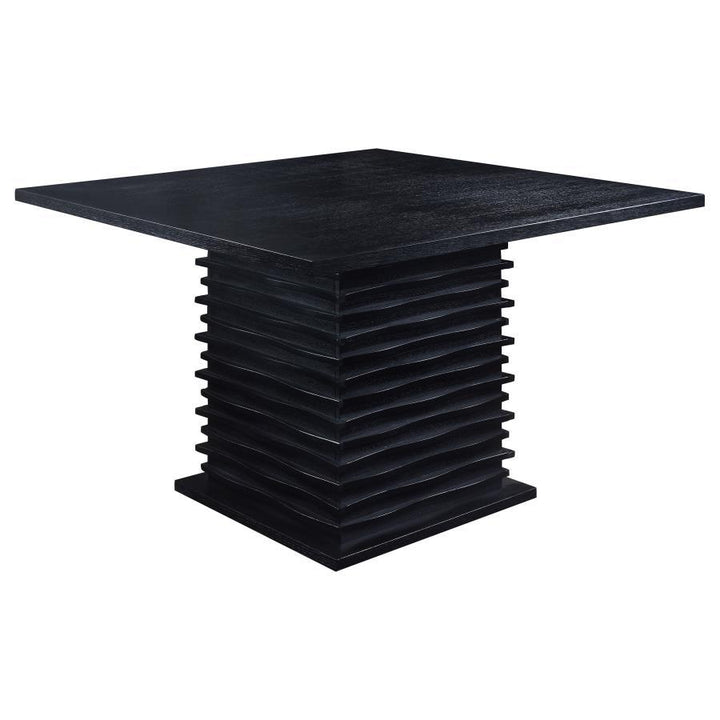 Stanton - Square Counter Height Dining Table - Black Counter Table modern furniture Contempo Furniture