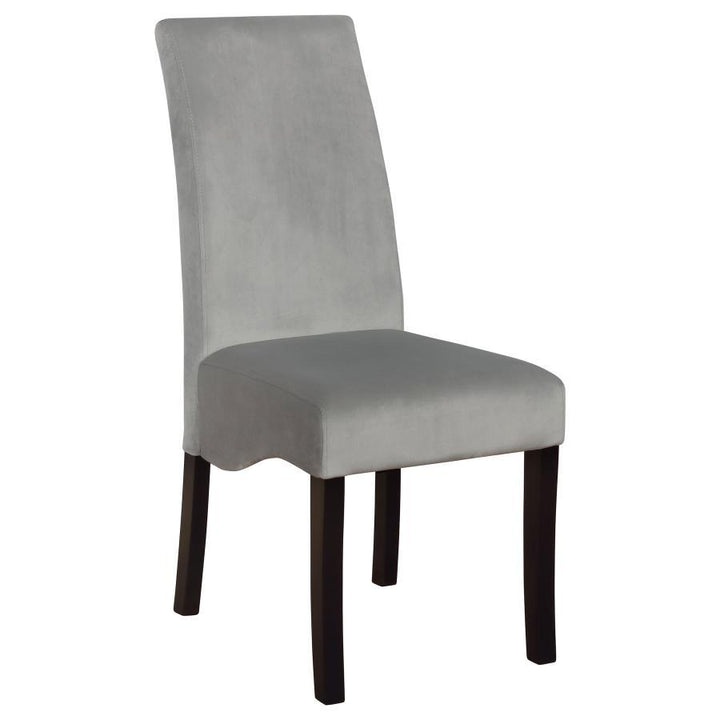 Stanton - Upholstered Dining Side Chairs (Set of 2) - Gray Chair Set modern furniture Contempo Furniture