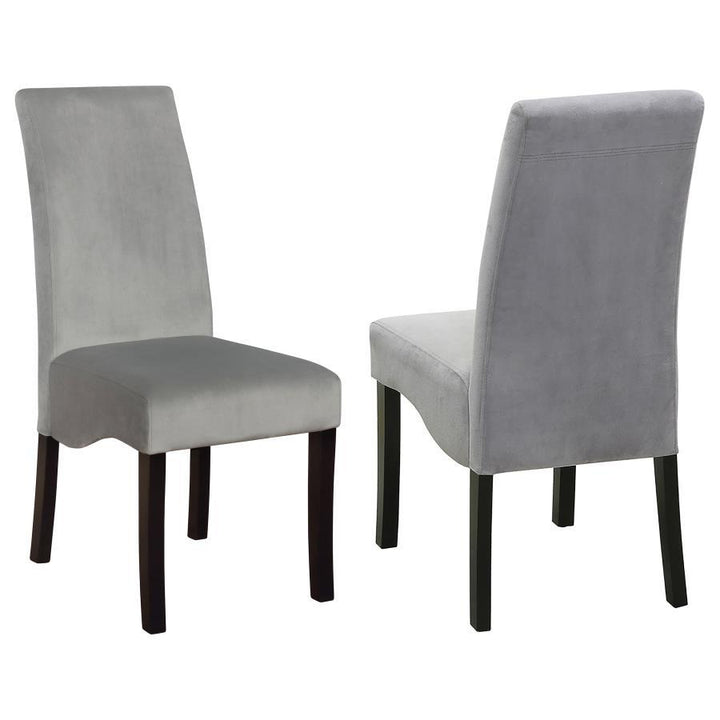 Stanton - Upholstered Dining Side Chairs (Set of 2) - Gray Chair Set modern furniture Contempo Furniture