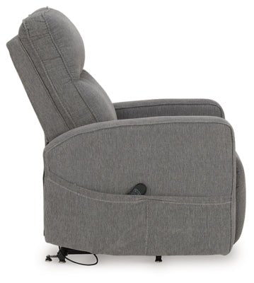 Starganza Power Lift Recliner - Gray Power Lift Recliner modern furniture Contempo Furniture