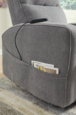 Starganza Power Lift Recliner - Gray Power Lift Recliner modern furniture Contempo Furniture