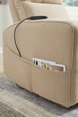 Starganza Power Lift Recliner - Light Brown Power Lift Recliner modern furniture Contempo Furniture