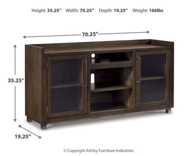 Starmore 70" TV Stand - Dark Brown TV Stand modern furniture Contempo Furniture