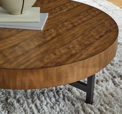 Steenlage Table (Set of 2) - Dark Brown Table Set modern furniture Contempo Furniture