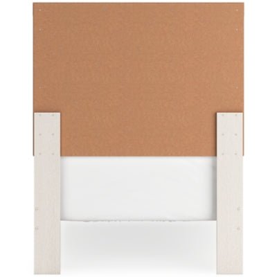 Stelsie Twin Panel Bed - White Panel Bed modern furniture Contempo Furniture