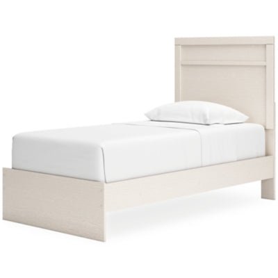 Stelsie Twin Panel Bed - White Panel Bed modern furniture Contempo Furniture