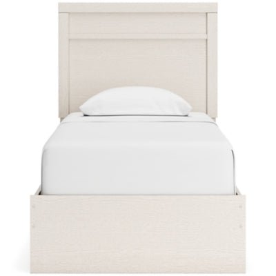 Stelsie Twin Panel Bed - White Panel Bed modern furniture Contempo Furniture