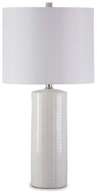 Steuben Table Lamp (Set of 2) - White Table Lamp modern furniture Contempo Furniture