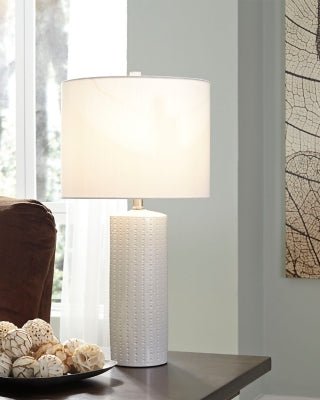 Steuben Table Lamp (Set of 2) - White Table Lamp modern furniture Contempo Furniture