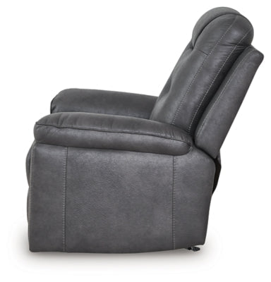 Stockworth Recliner - Dark Gray Rocker Chair modern furniture Contempo Furniture