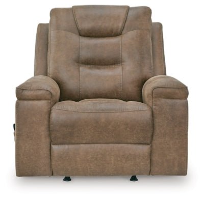 Stockworth Recliner - Light Brown Rocker Chair modern furniture Contempo Furniture
