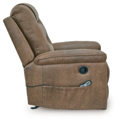 Stockworth Recliner - Light Brown Rocker Chair modern furniture Contempo Furniture