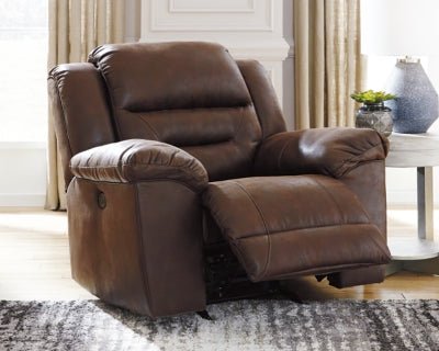 Stoneland Power Recliner - Dark Brown Rocker Chair modern furniture Contempo Furniture