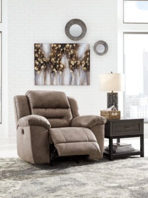 Stoneland Power Recliner - Light Brown Rocker Chair modern furniture Contempo Furniture